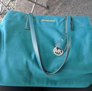 Micheal Kors Purse in Teal Blue